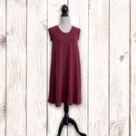 Raglan Dress Short Cranberry